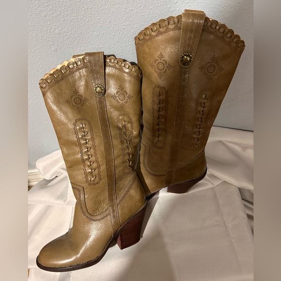 Sold Very Volatile Leather upper boots Size 7 - Picture 4 of 8